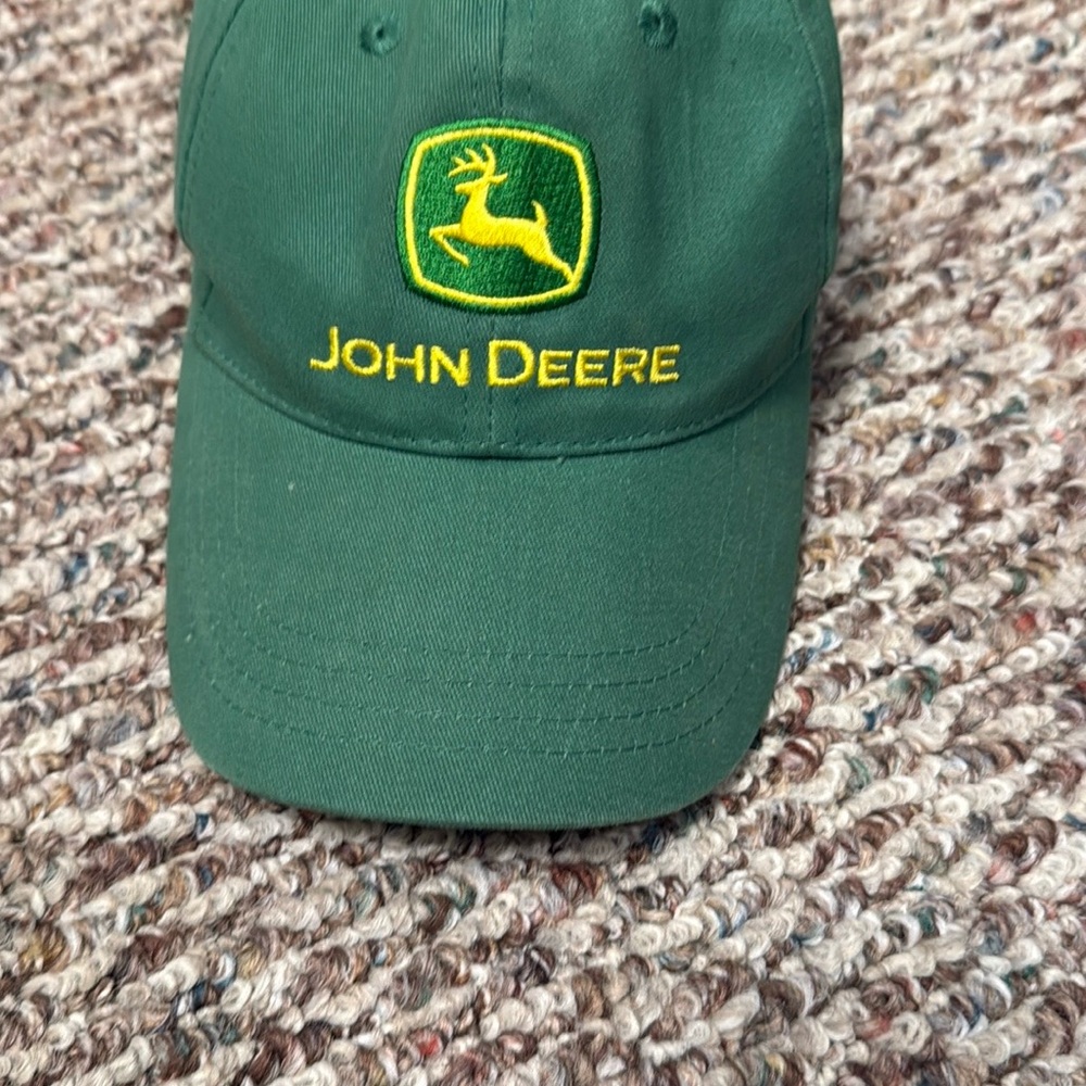 John Deere Green and Yellow Logo Hat